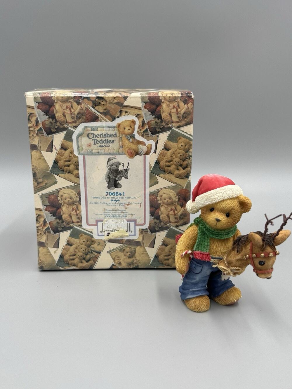 Vtg Cherished Teddies RALPH Bring Joy to the Those You Hold Dear Figurine 706841